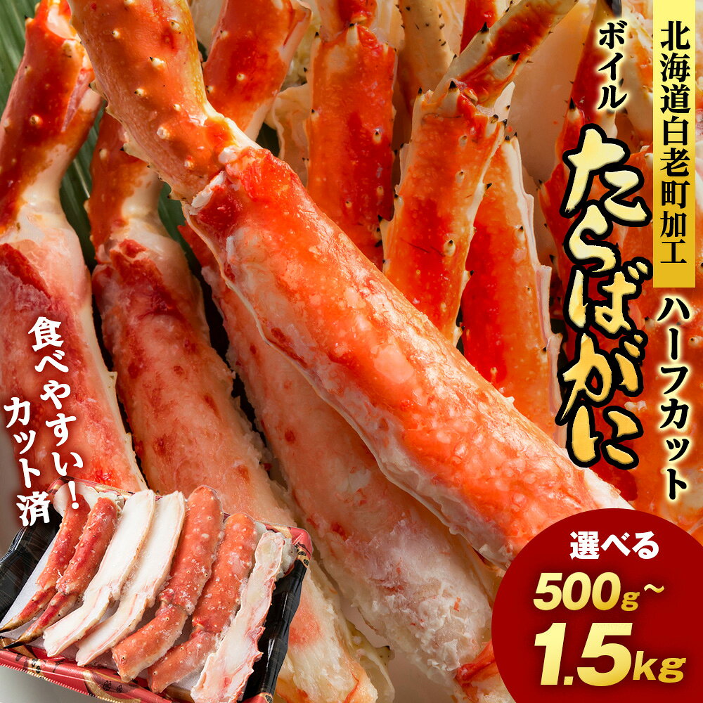 【ふるさと納税】【楽天限定】タラバ 蟹 カット済み 選べる500g〜1.5kg 1パック500g・1kg ＜斎藤水産＞ AM075たらば がに タラバガニ たらば蟹 タラバかに 蟹 ボイル カニ かに 北海道 予約 先行｜価格・送料・ポイント還元まとめ｜レビュー122件