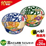 【ふるさと納税】【9月30日受付終了】 日清 北のどん兵衛 うどんセット＜天ぷら・きつね＞各1箱・合計2箱 日清 インスタント麺 インスタントうどん インスタント うどん カップうどん 日清うどん【北海道千歳市】ギフト ふるさと納税｜価格・送料・ポイント還元まとめ｜レビュー25件