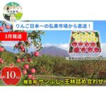 【ふるさと納税】【3月発送】贈答用 サンふじ・王林詰め合わせ 約10kg【青森りんご】 果物 果実 フルーツ 新鮮 美味しい 自然環境 赤い 黄色い 太陽 ジューシー 芳香 セット 贈り物 ギフト 　お届け：2027年3月中｜価格・送料・ポイント還元まとめ