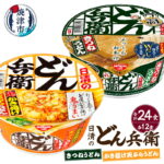 【ふるさと納税】 どん兵衛 うどん 天ぷらうどん きつねうどん 計24食 カップ麺 インスタント麺 かき揚げ 日清 焼津 常温保存 非常食 保存食 【9月30日受付終了】 a21-087｜価格・送料・ポイント還元まとめ｜レビュー1件