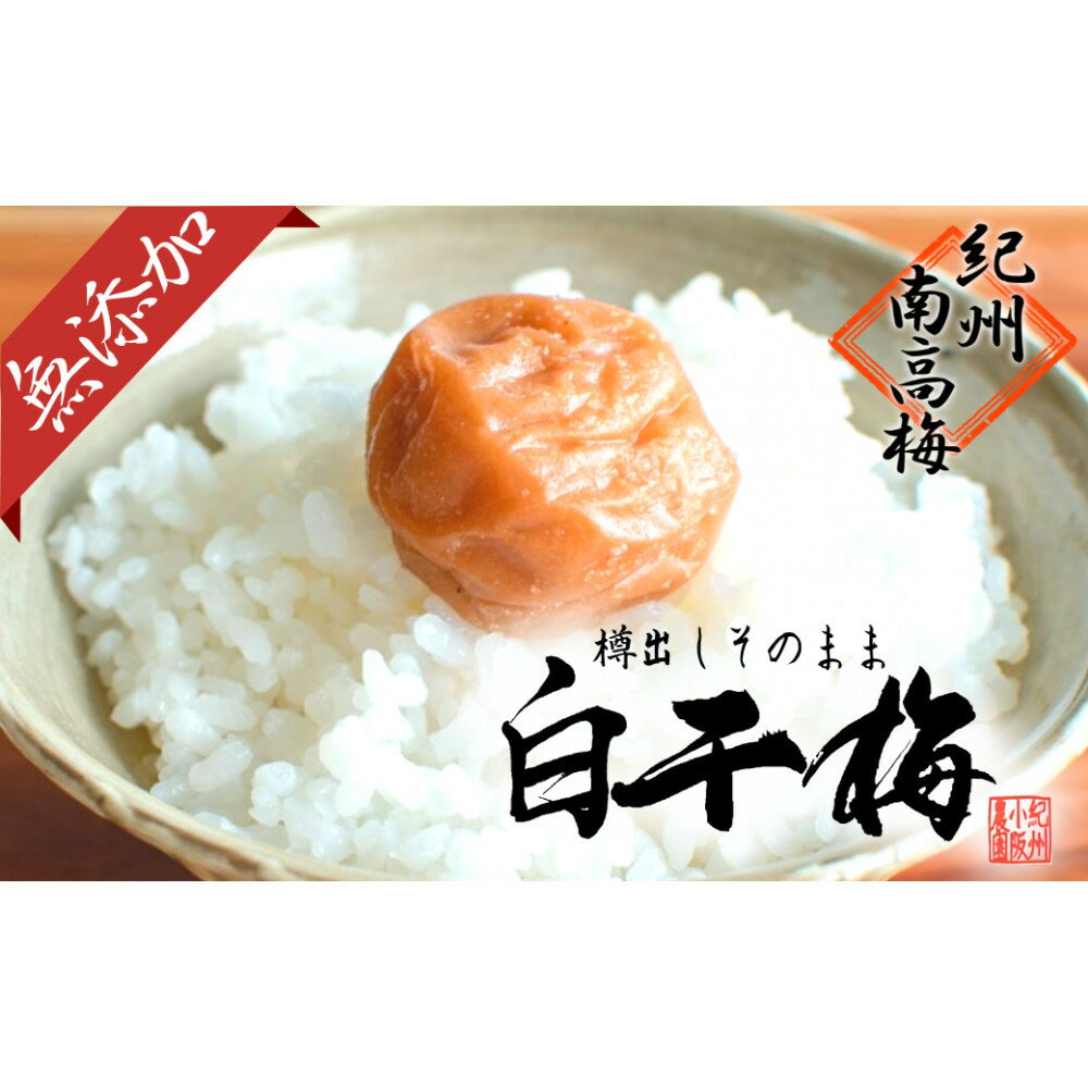 【ふるさと納税】無添加　白干梅　(2L～3Lサイズ、800g）紀州南高梅　【梅農家厳選　手づくり梅干】 | 白浜町 無添加製法 天然塩使用 大粒梅 手づくり梅干し 人気 おすすめ 和歌山産 ご飯のお供 健康 保存食 お取り寄せ 送料無料 ふるさと納税｜価格・送料・ポイント還元まとめ｜レビュー18件