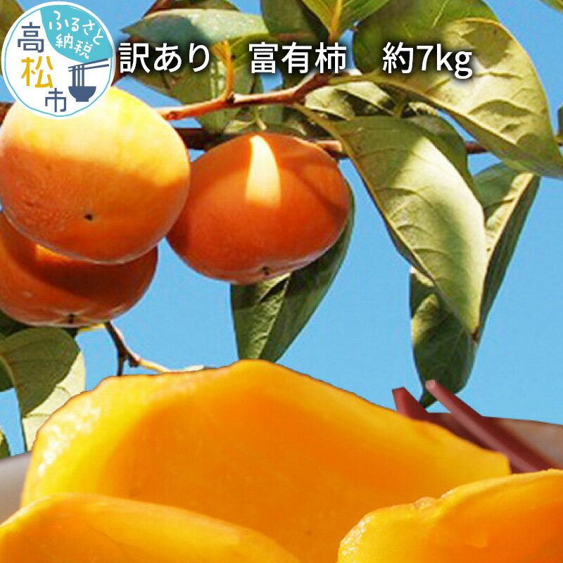 【ふるさと納税】訳あり　富有柿　約7kg【2026年10月下旬～2026年12月中旬配送】 | 家庭用 柿 果物 フルーツ デザート スイーツ 柔らかい 甘柿 おすそ分け 食品 人気 おすすめ お取り寄せ 産地直送 旬｜価格・送料・ポイント還元まとめ