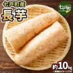 【ふるさと納税】七戸産 長芋 10kg 【山芋 ながいも とろろ 白米 ご飯のお供 粘り ヘルシー あっさり 新鮮 野菜 青森県 七戸町 常温 贈り物 お歳暮 冬 ギフト】【02402-0055】｜価格・送料・ポイント還元まとめ
