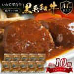 【ふるさと納税】 国産 最高級 黒毛和牛 おすすめ 雫石牛 使用 煮込み ハンバーグ 5個 10個 ／ ブランド牛 牛肉 高級 和牛 A4 ～ 総菜 惣菜 洋風総菜 洋風惣菜 冷凍食品 冷食 お弁当 おかず 定番 手軽 楽チン 便利 温めるだけ ジューシー 岩手県 雫石町 送料無料 九戸屋肉店｜価格・送料・ポイント還元まとめ｜レビュー3件