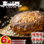 【ふるさと納税】＼オリジナルソース付き／ 黒毛和種 しわ もちもち牛入りハンバーグ 3個 しわ豚ハンバーグ 3個 食べ比べセット (合計6個) (AM013)｜価格・送料・ポイント還元まとめ