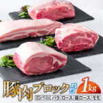 【ふるさと納税】 豚肉 ブロック肉 1kg (500g ×2袋) バラ ロース 肩ロース モモ 国産 真空パック 笑子豚 えこぶー エコブー エコの森 ブランド豚 高級 小分け 冷凍 岩手県 金ケ崎町｜価格・送料・ポイント還元まとめ