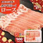 【ふるさと納税】限定 月30パック 豚肉 ロース スライス 500g 銘柄豚 【ありすポーク】 / 国産 ブランド 四元豚 ロース肉 おかず バーベキュー ギフト 贈り物 冷凍 送料無料 ふるさと納税 [#0092_ari]｜価格・送料・ポイント還元まとめ